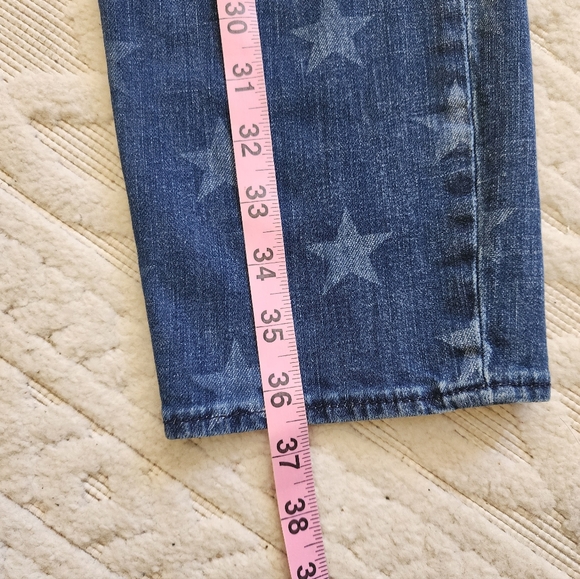 STAR  Patterned Blue Jeans - Picture 8 of 15